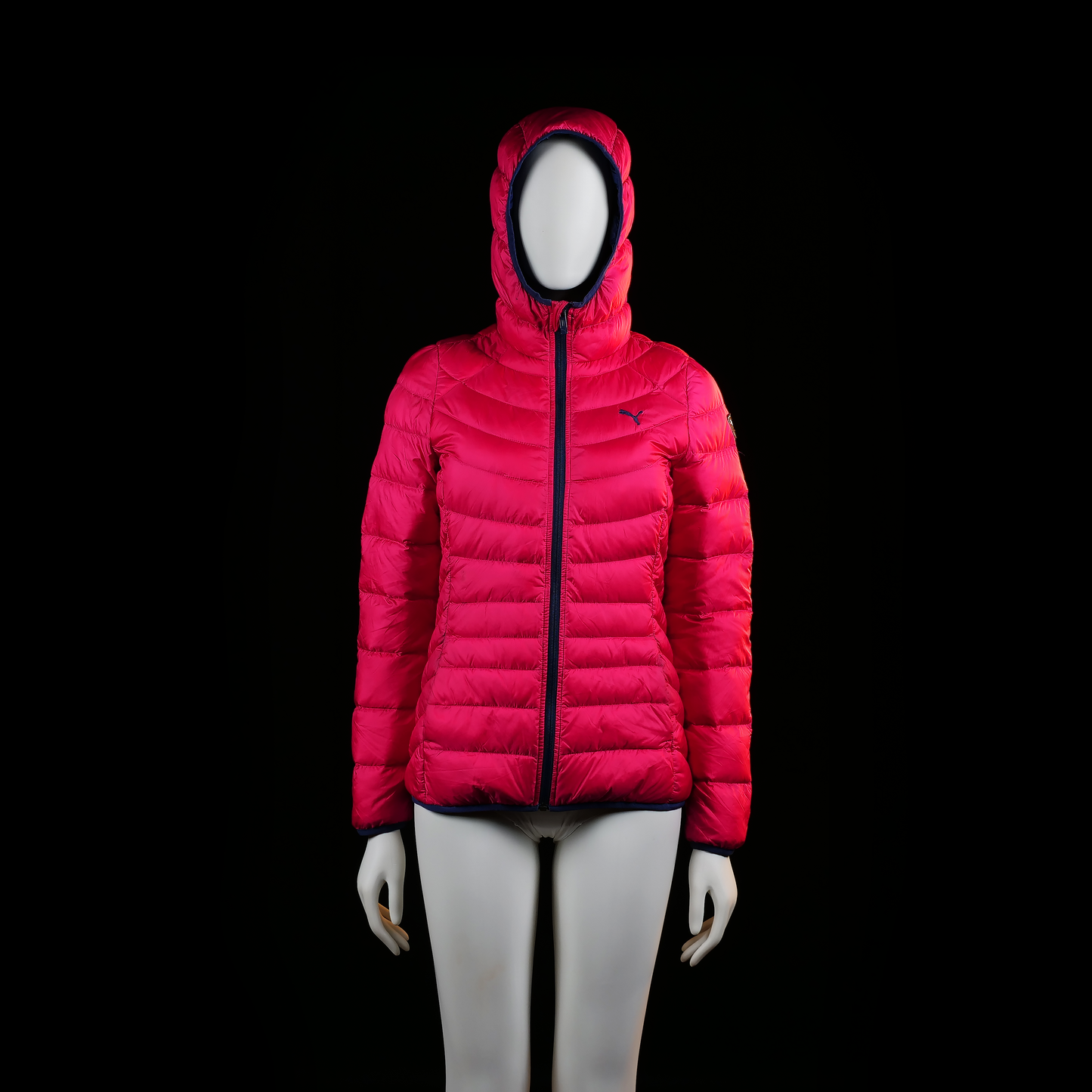 Puma - padded jacket - Pink, Black - (Storlek: 36)