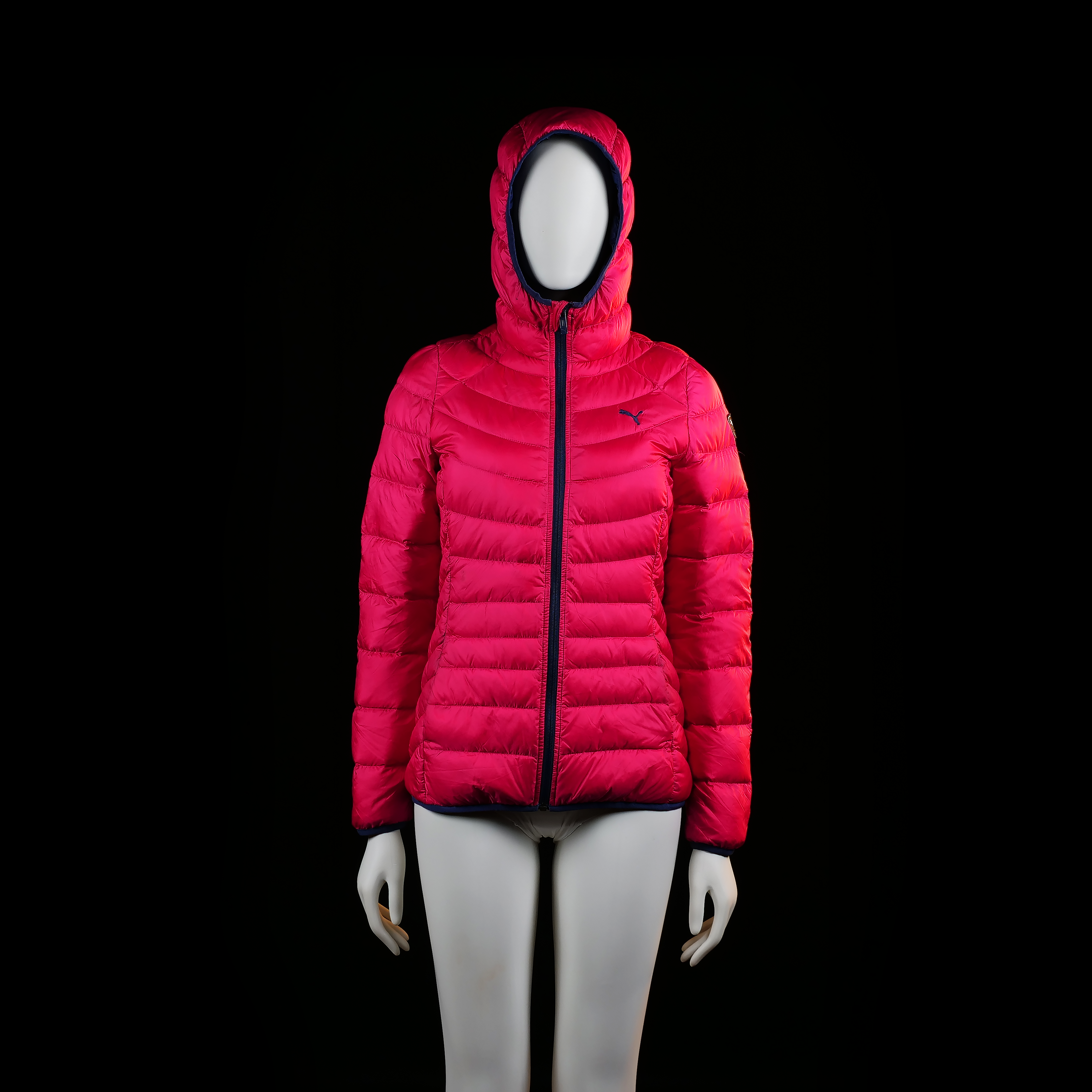 Puma - padded jacket - Pink, Black - (Storlek: 36)