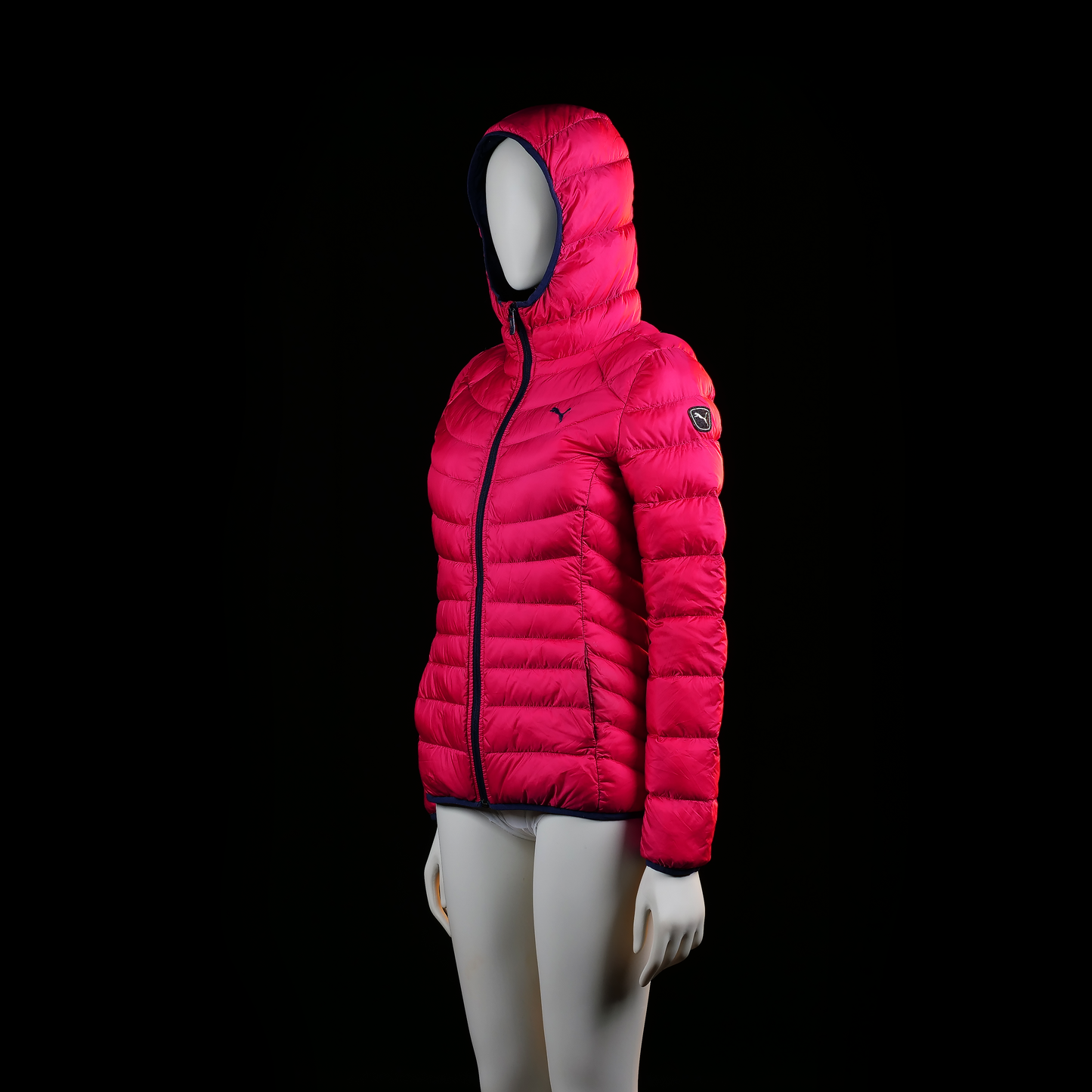 Puma - padded jacket - Pink, Black - (Storlek: 36)