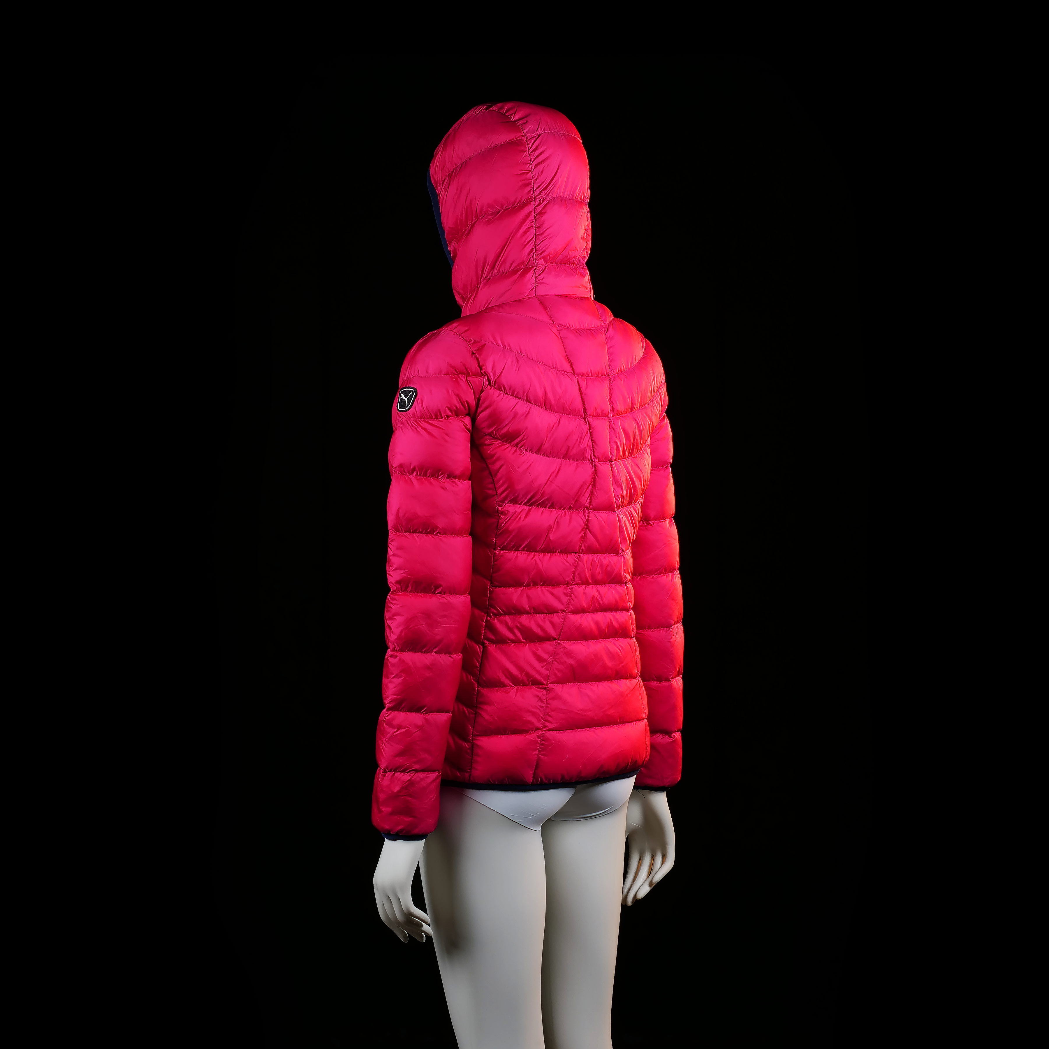 Puma - padded jacket - Pink, Black - (Storlek: 36)