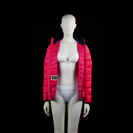 Puma - padded jacket - Pink, Black - (Storlek: 36)