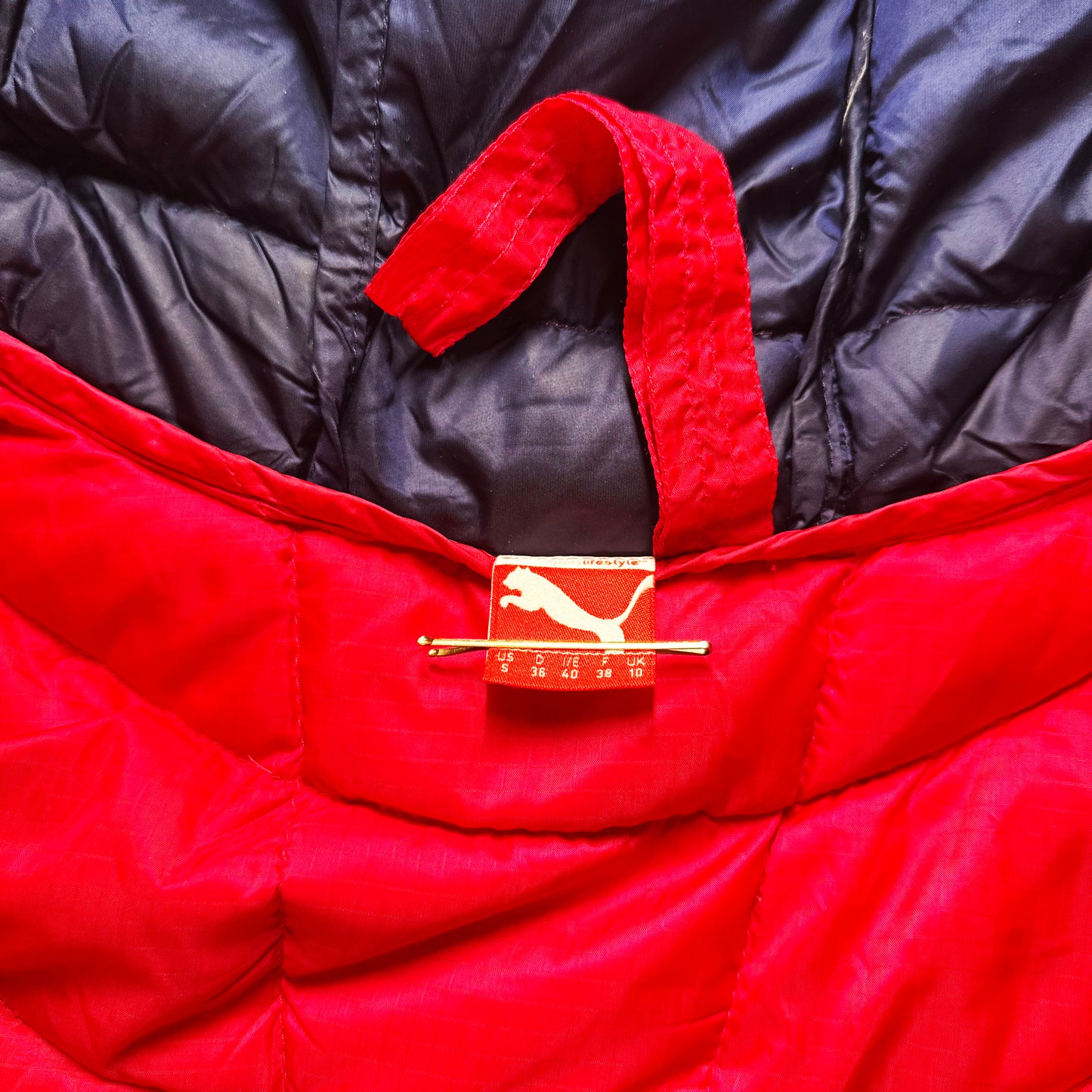 Puma - padded jacket - Pink, Black - (Storlek: 36)