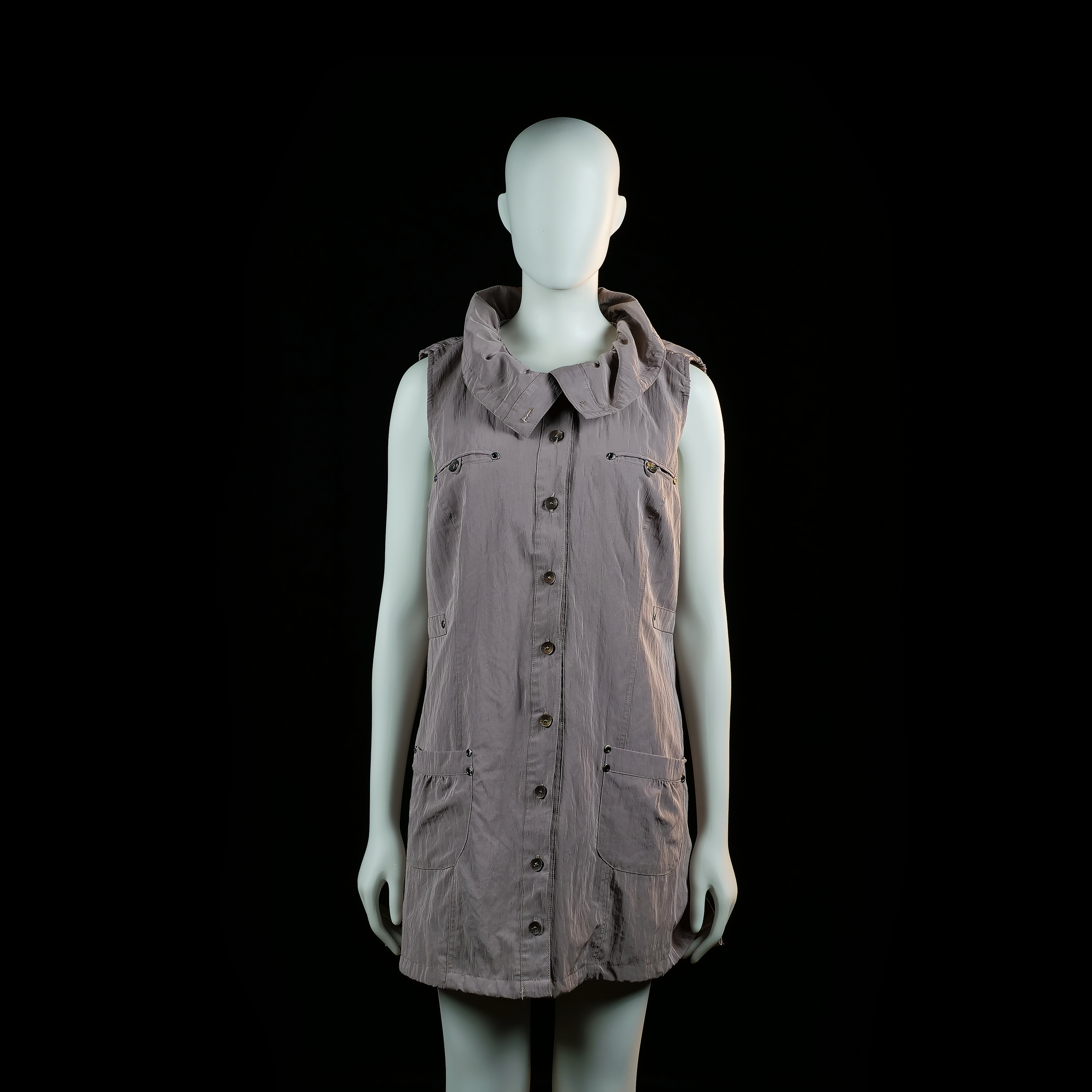 Zeze - vest_other - Gray - (Storlek: L)