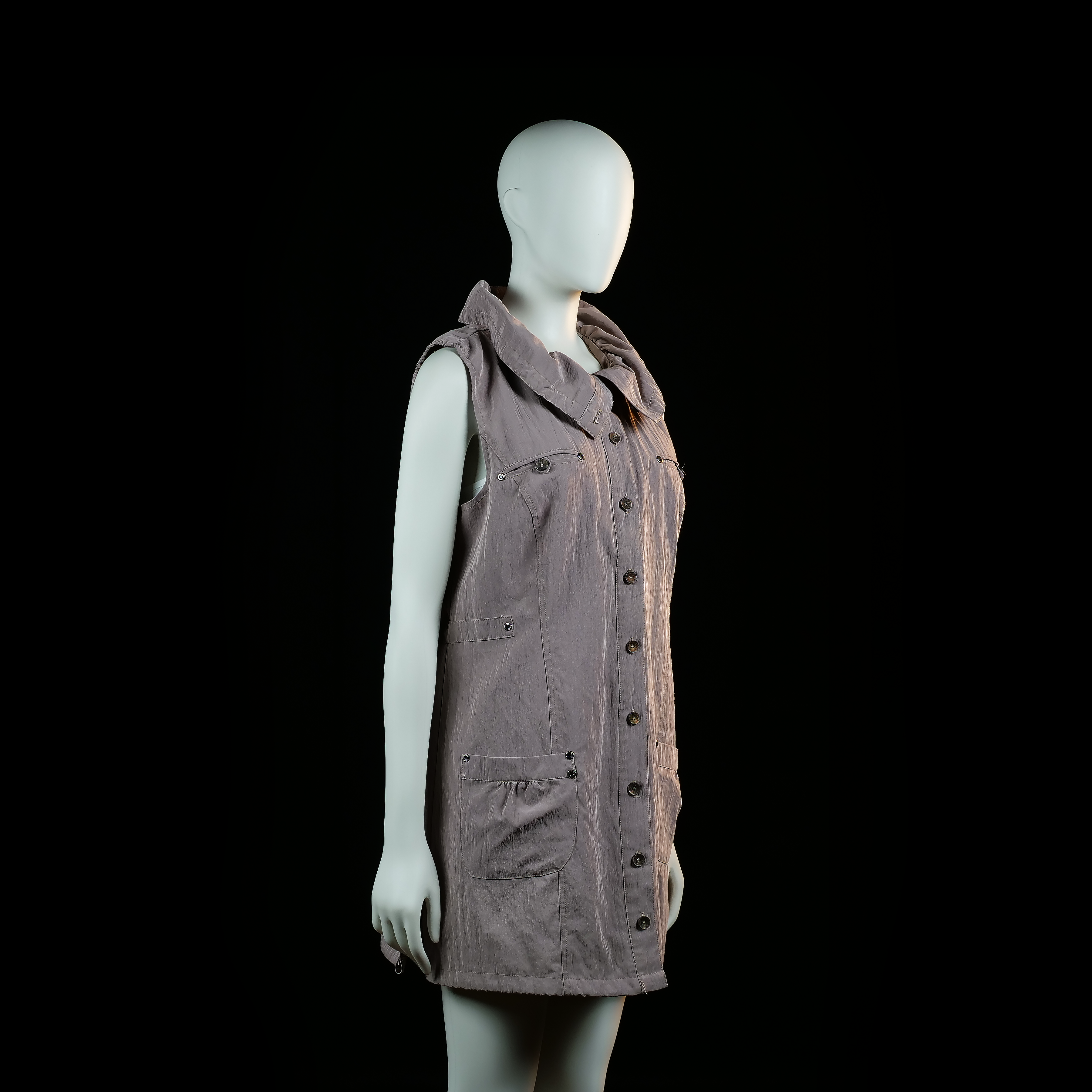 Zeze - vest_other - Gray - (Storlek: L)