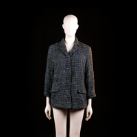 Laura Lebek - blazer - Black, Navy - (Storlek: 42)
