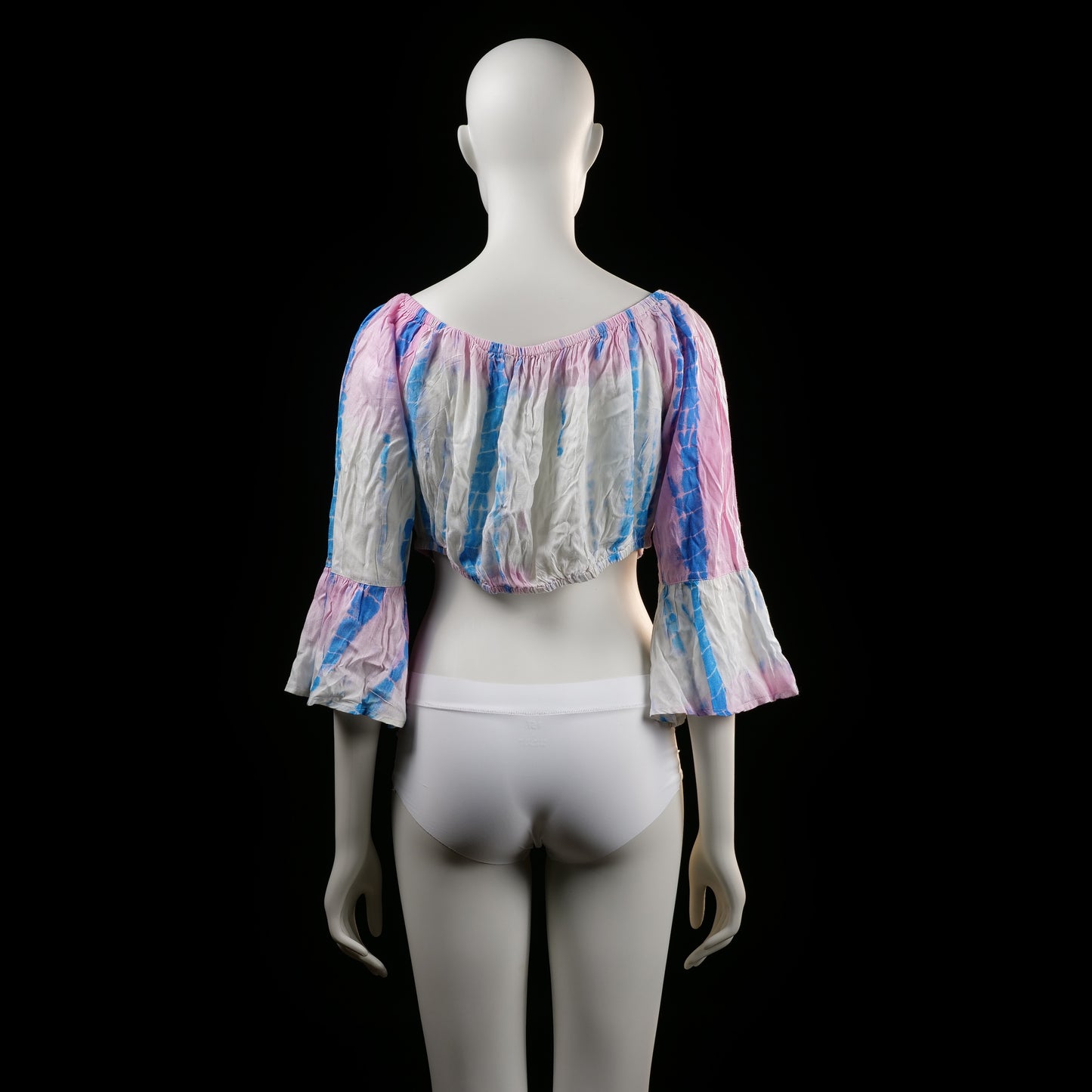 Atmosphere - blouse - White, Light Blue, Pink - (Storlek: L)