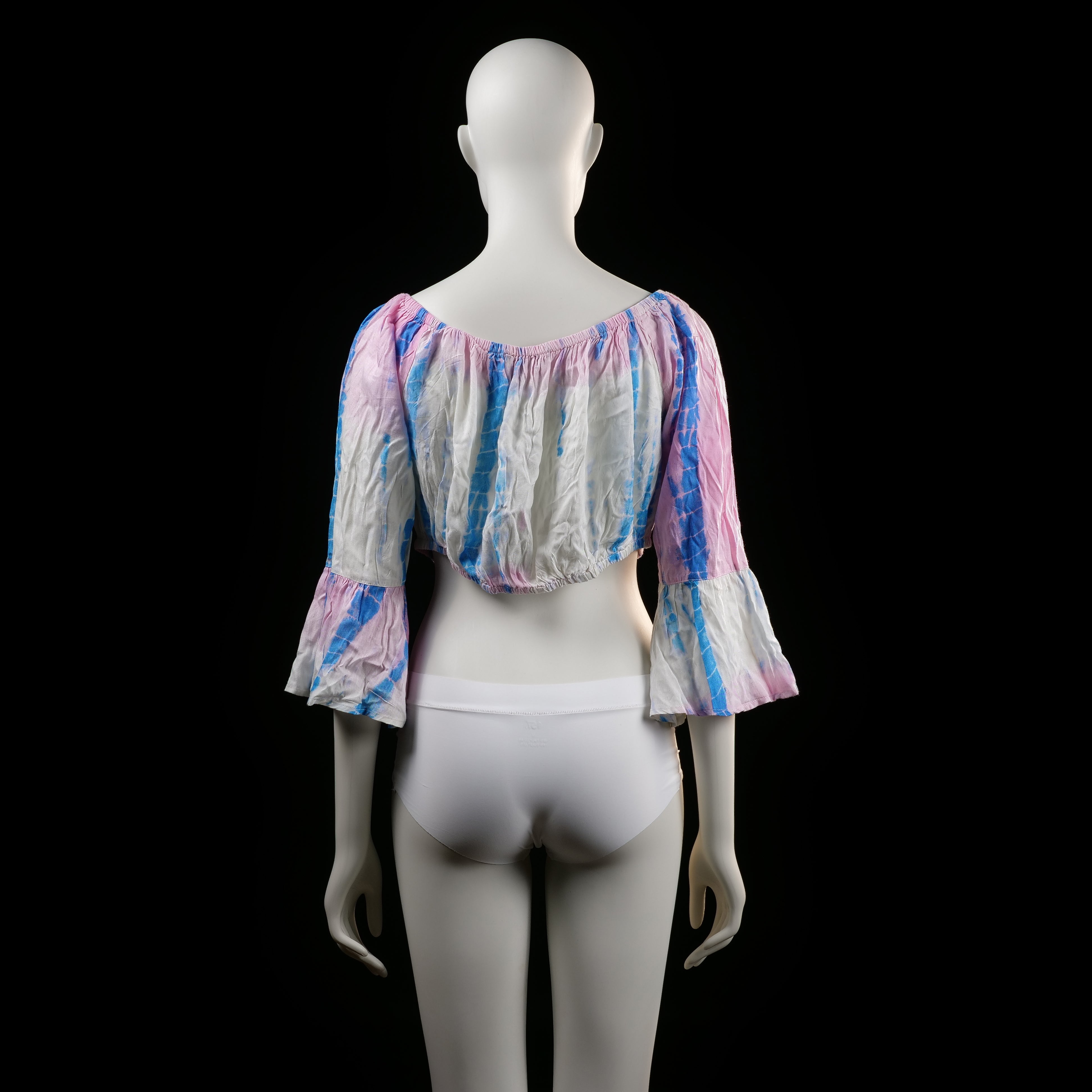 Atmosphere - blouse - White, Light Blue, Pink - (Storlek: L)