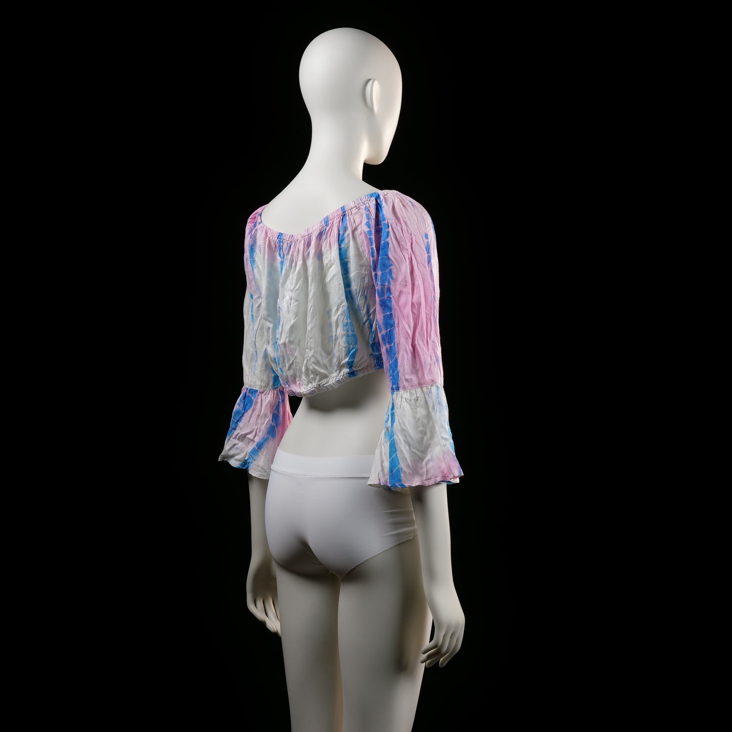 Atmosphere - blouse - White, Light Blue, Pink - (Storlek: L)