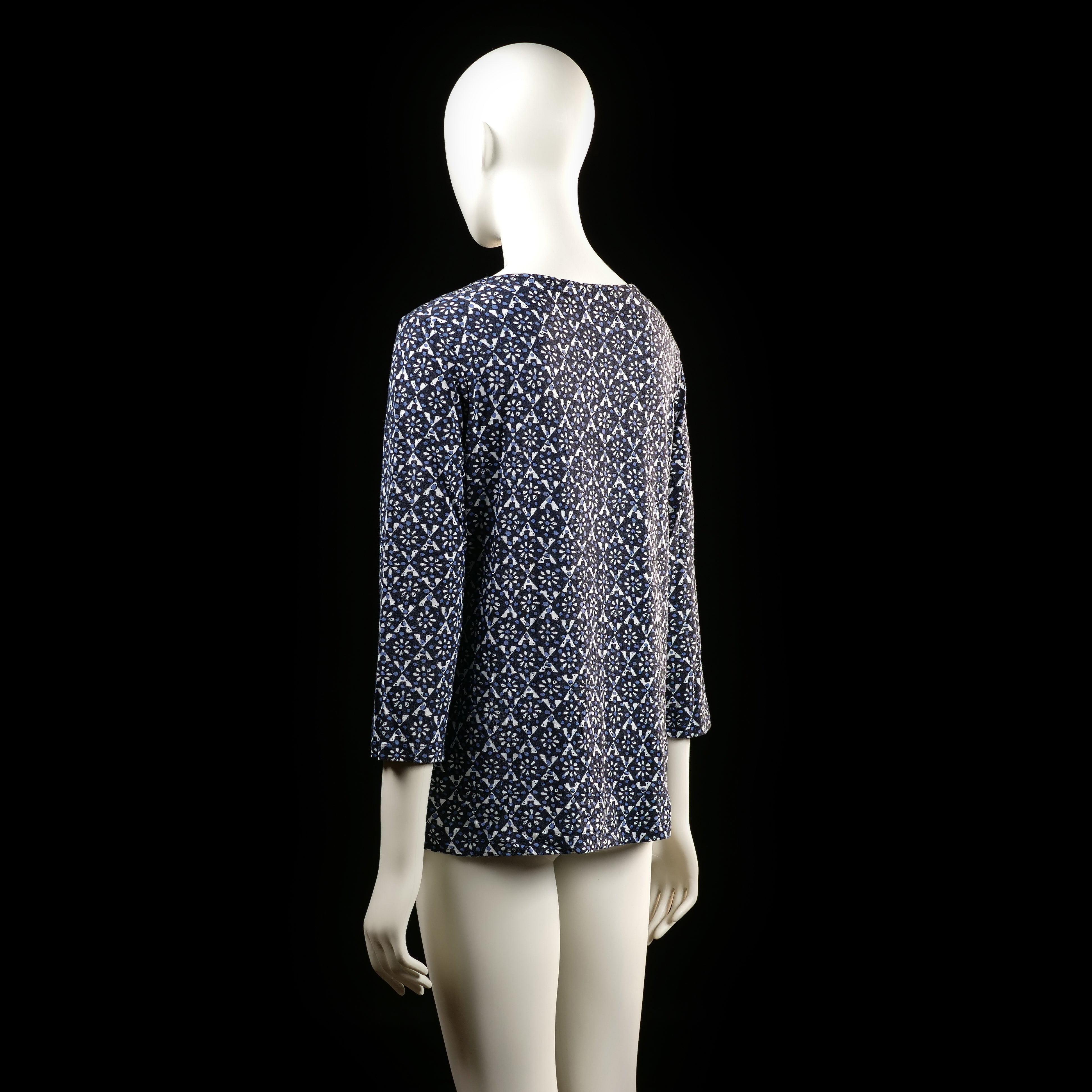 Flash Woman - blouse - Navy, White - (Storlek: M)