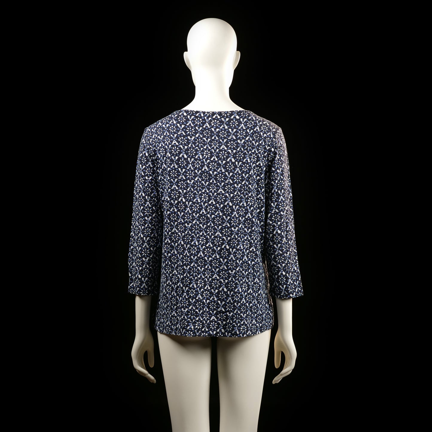 Flash Woman - blouse - Navy, White - (Storlek: M)