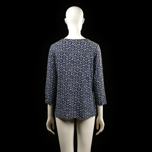 Flash Woman - blouse - Navy, White - (Storlek: M)