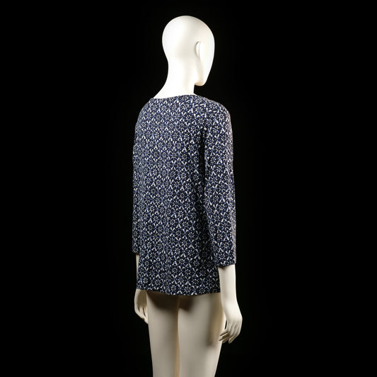 Flash Woman - blouse - Navy, White - (Storlek: M)