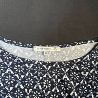 Flash Woman - blouse - Navy, White - (Storlek: M)