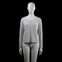 Gina Tricot - t-shirt - Light Gray - (Storlek: S)
