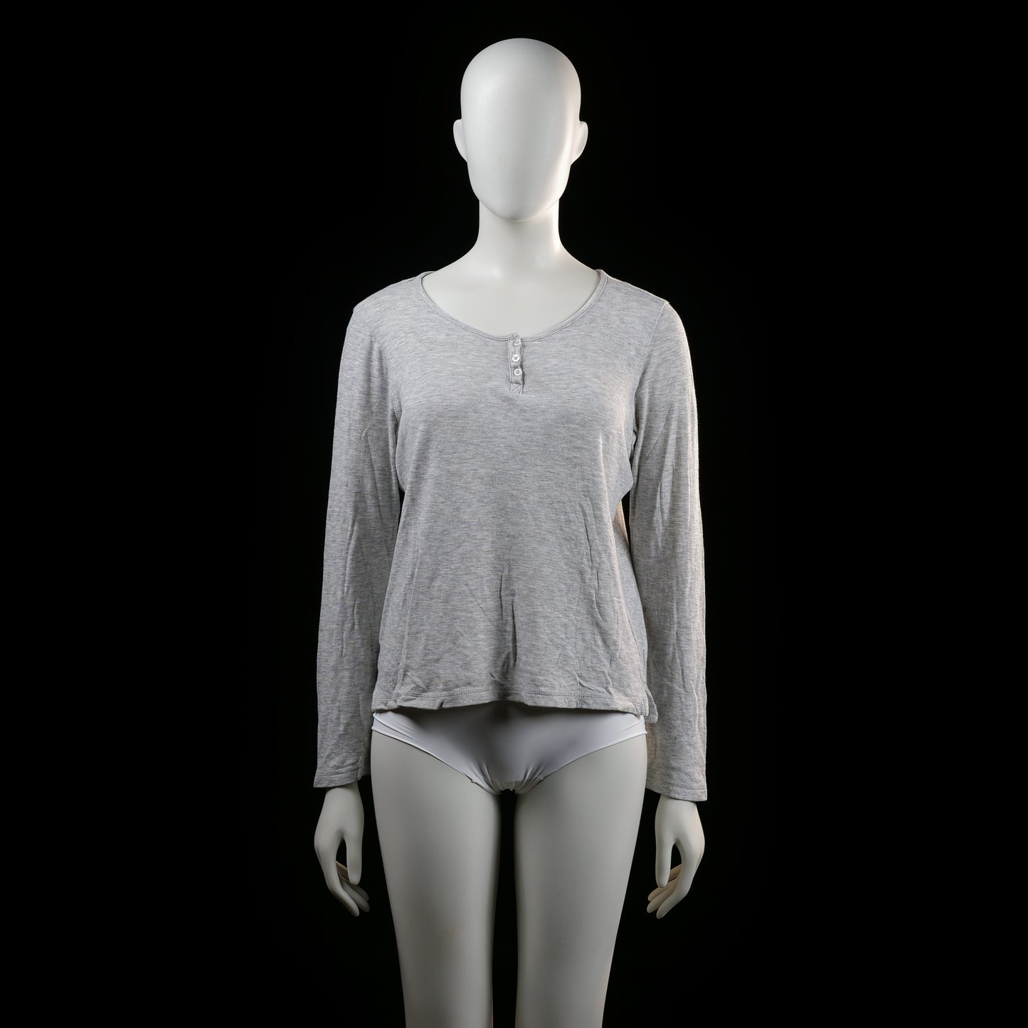 Gina Tricot - t-shirt - Light Gray - (Storlek: S)