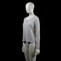 Gina Tricot - t-shirt - Light Gray - (Storlek: S)