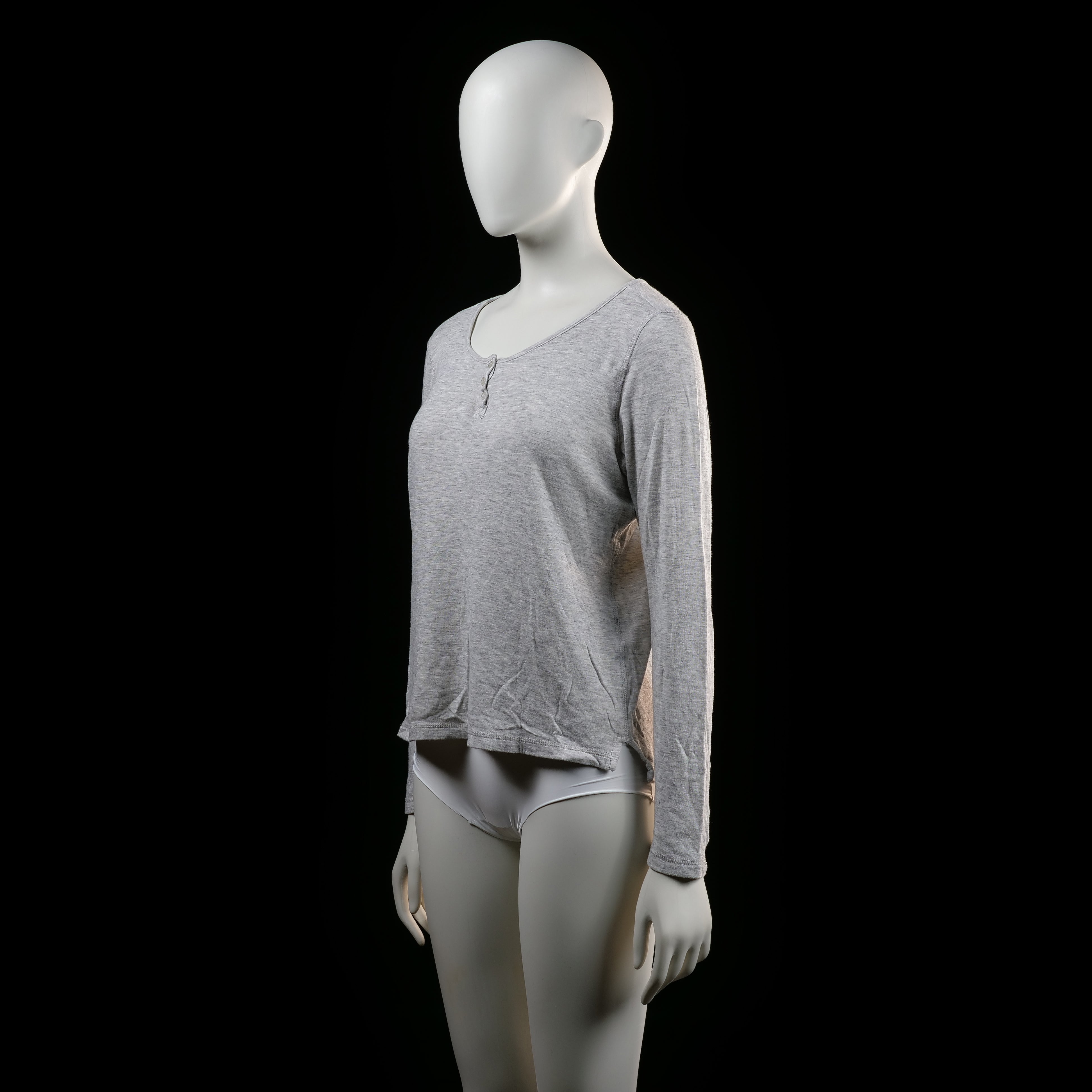 Gina Tricot - t-shirt - Light Gray - (Storlek: S)