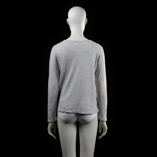 Gina Tricot - t-shirt - Light Gray - (Storlek: S)