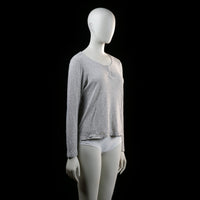 Gina Tricot - t-shirt - Light Gray - (Storlek: S)