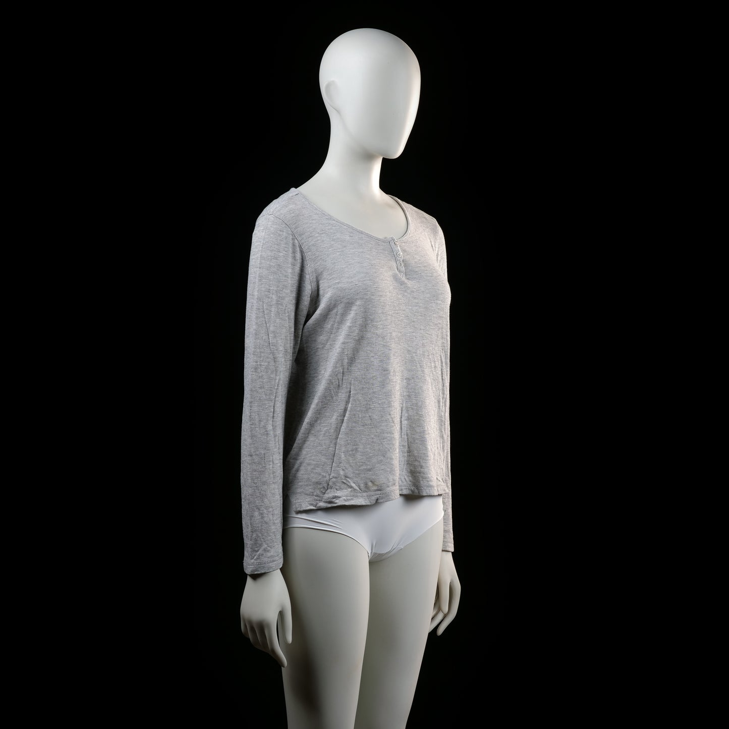 Gina Tricot - t-shirt - Light Gray - (Storlek: S)