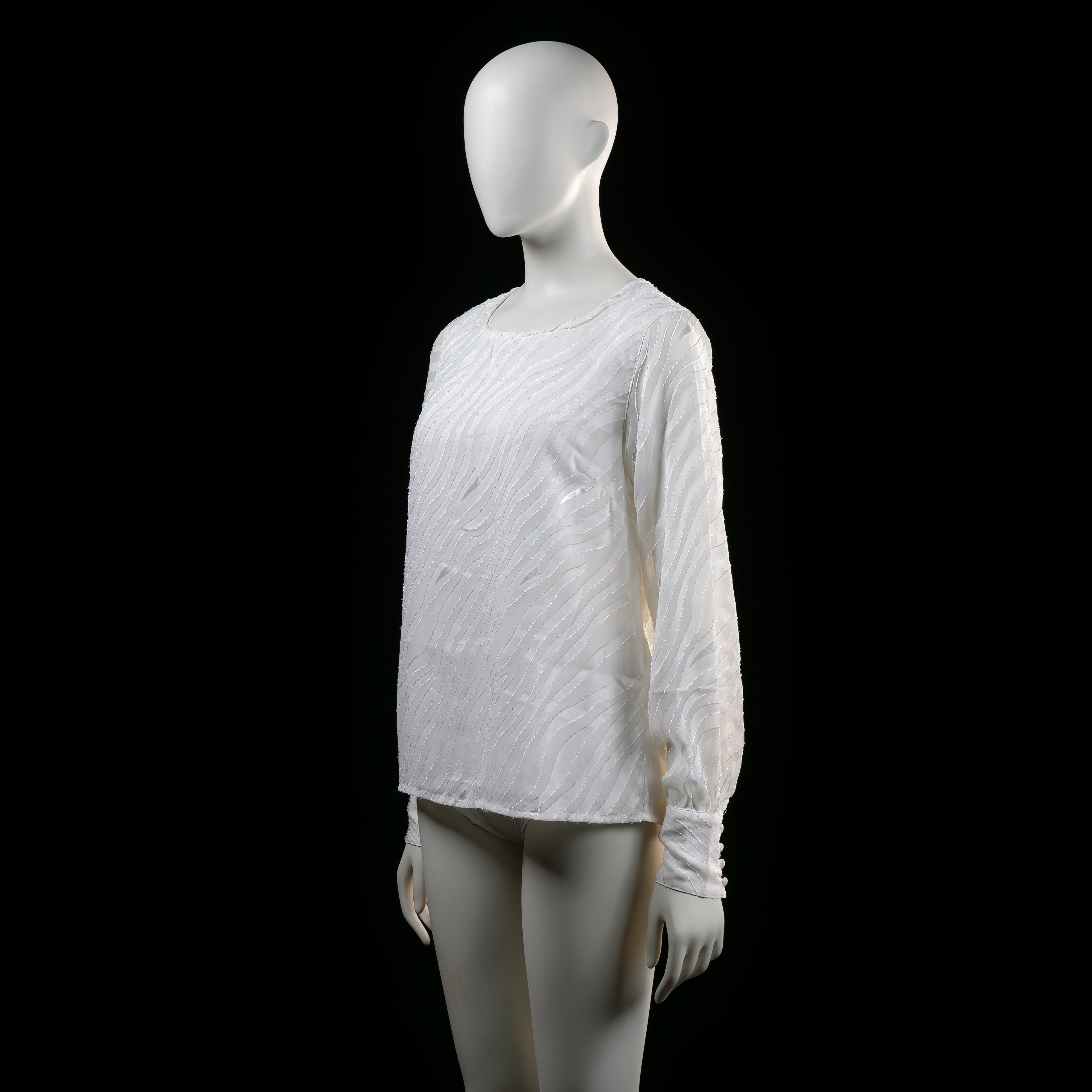 .Object - blouse - White - (Storlek: 38) - (NEW)