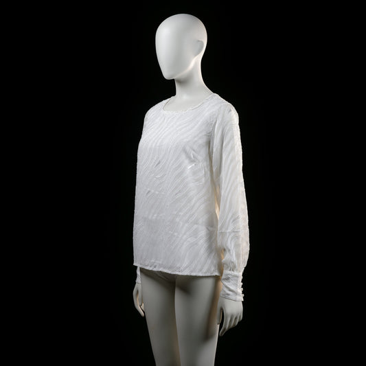 .Object - blouse - White - (Storlek: 38) - (NEW)