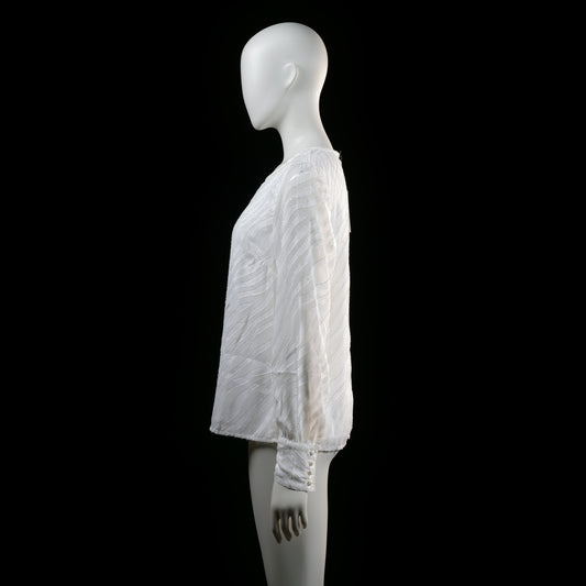 .Object - blouse - White - (Storlek: 38) - (NEW)
