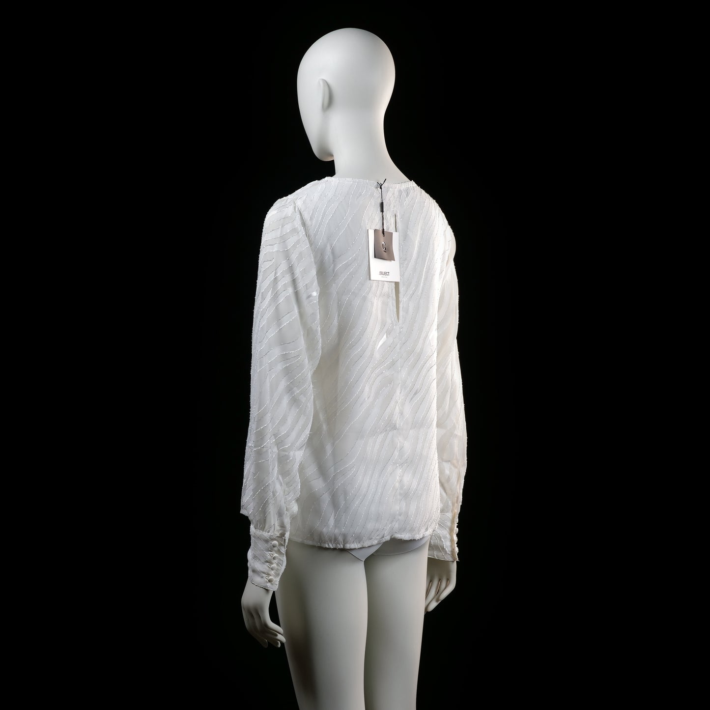 .Object - blouse - White - (Storlek: 38) - (NEW)