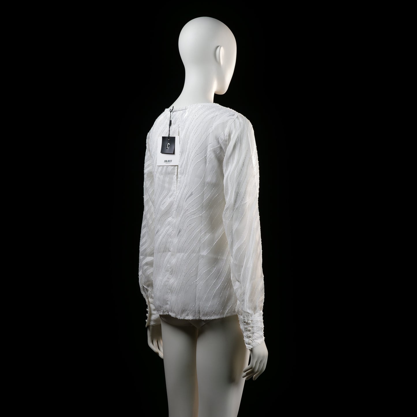 .Object - blouse - White - (Storlek: 38) - (NEW)