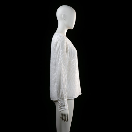 .Object - blouse - White - (Storlek: 38) - (NEW)