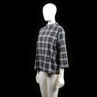 Jean Pascale - blouse - Black, White - (Storlek: L)