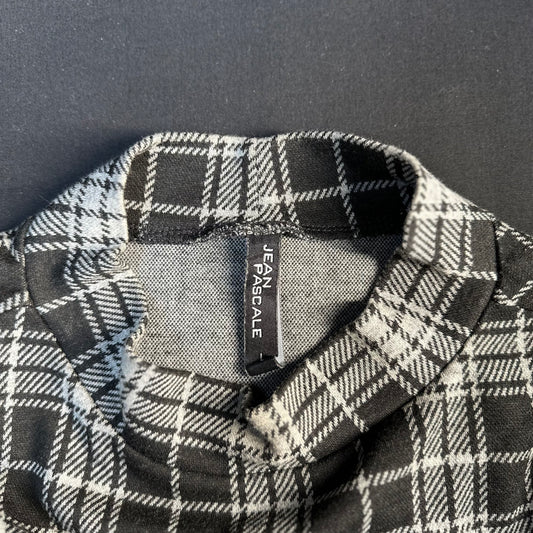 Jean Pascale - blouse - Black, White - (Storlek: L)