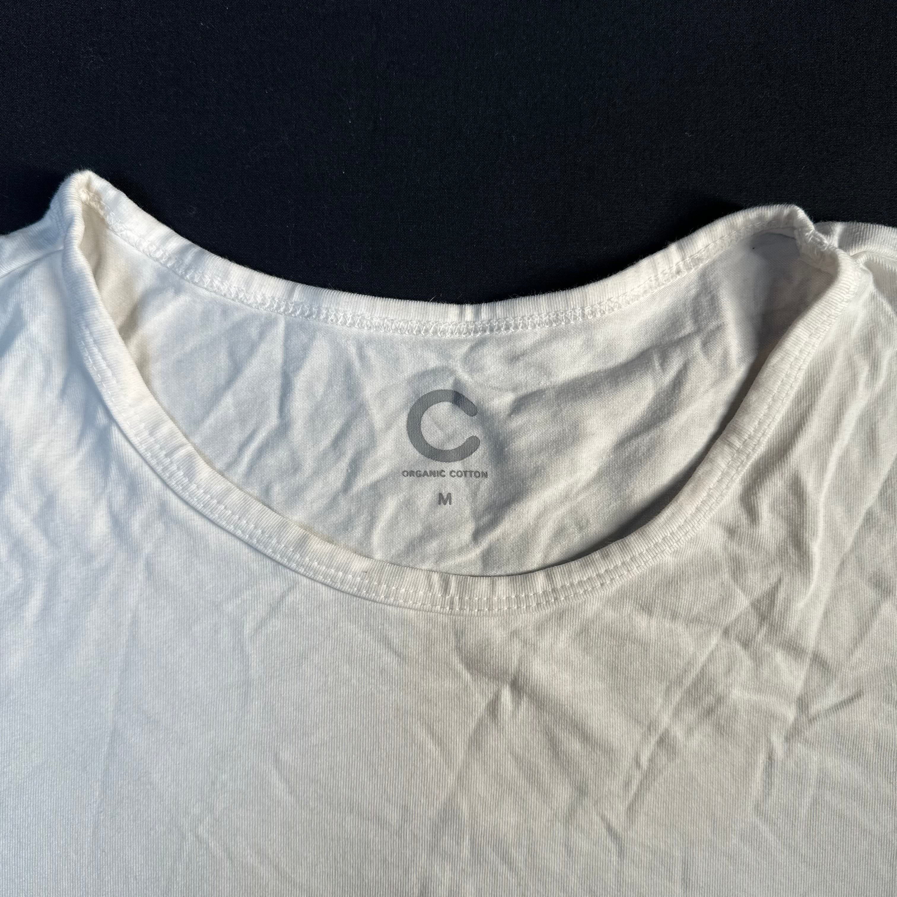 Cubus - t-shirt - White - (Storlek: M)