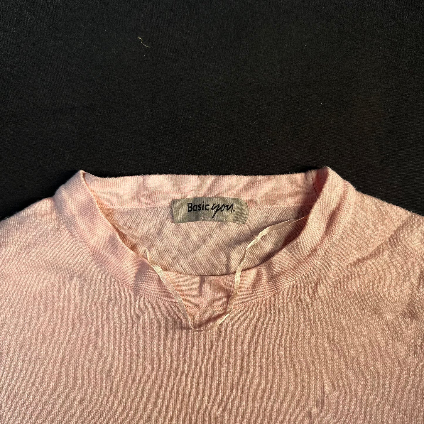 Basic You - sweater - Light Pink - (Storlek: S)