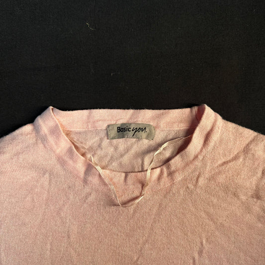 Basic You - sweater - Light Pink - (Storlek: S)
