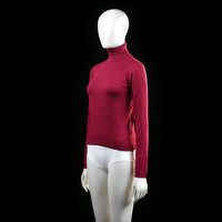 Pull&Bear - sweater - Burgundy - (Storlek: M)