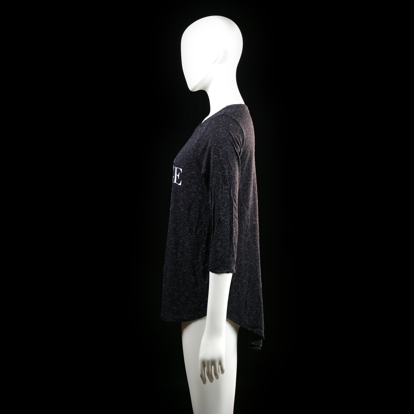 Amisu - t-shirt - Black, White - (Storlek: M)