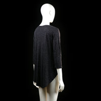 Amisu - t-shirt - Black, White - (Storlek: M)