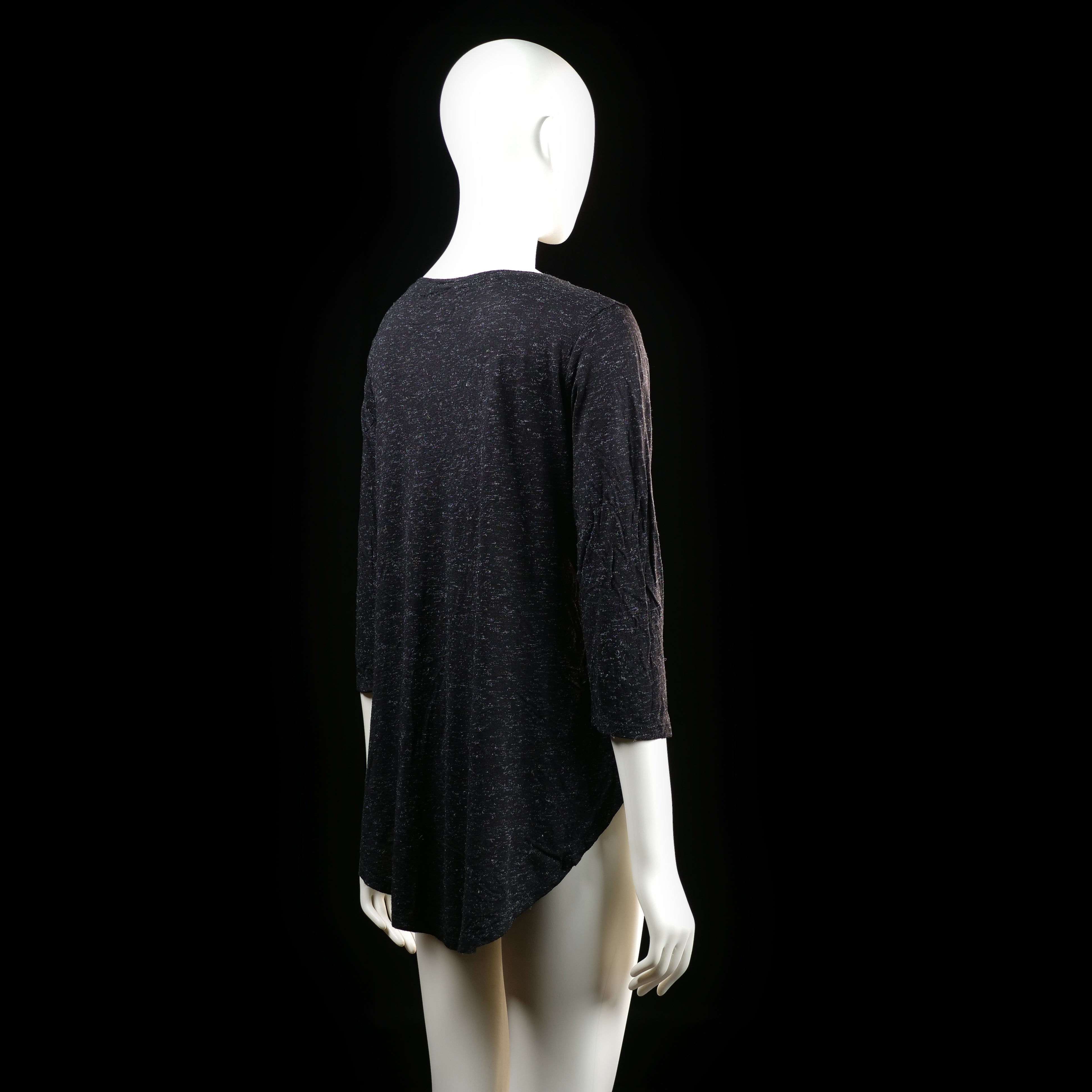 Amisu - t-shirt - Black, White - (Storlek: M)