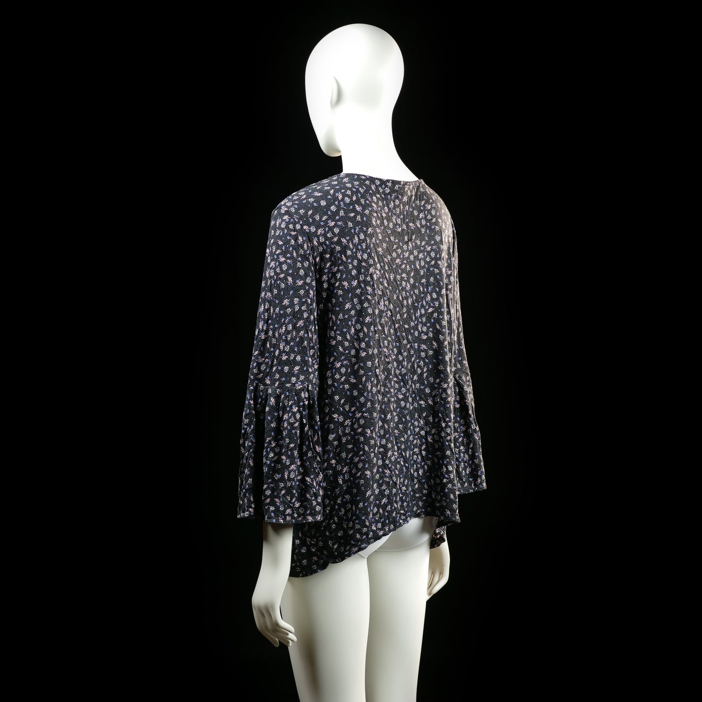 H&M - blouse - Black, Pink - (Storlek: L)