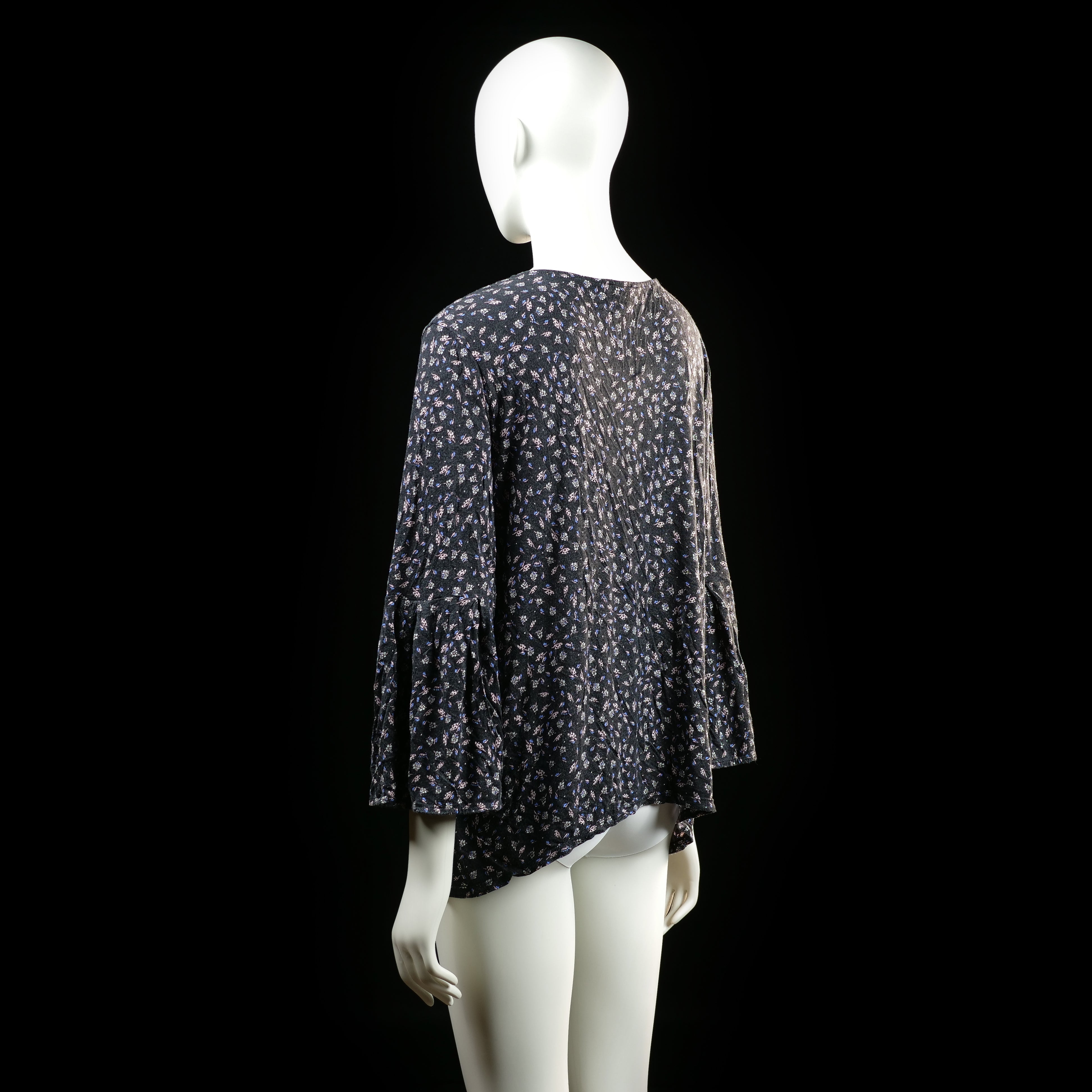 H&M - blouse - Black, Pink - (Storlek: L)