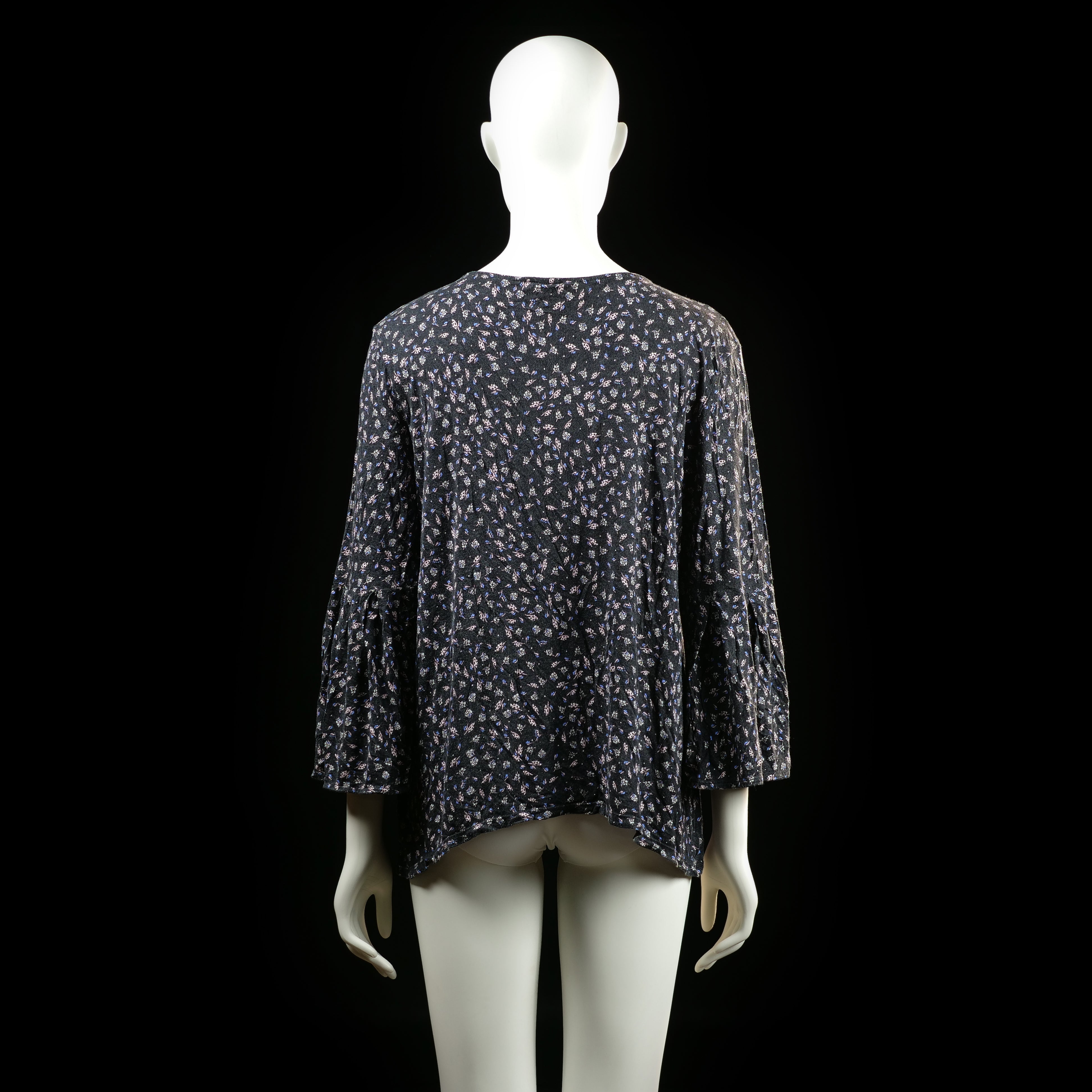 H&M - blouse - Black, Pink - (Storlek: L)