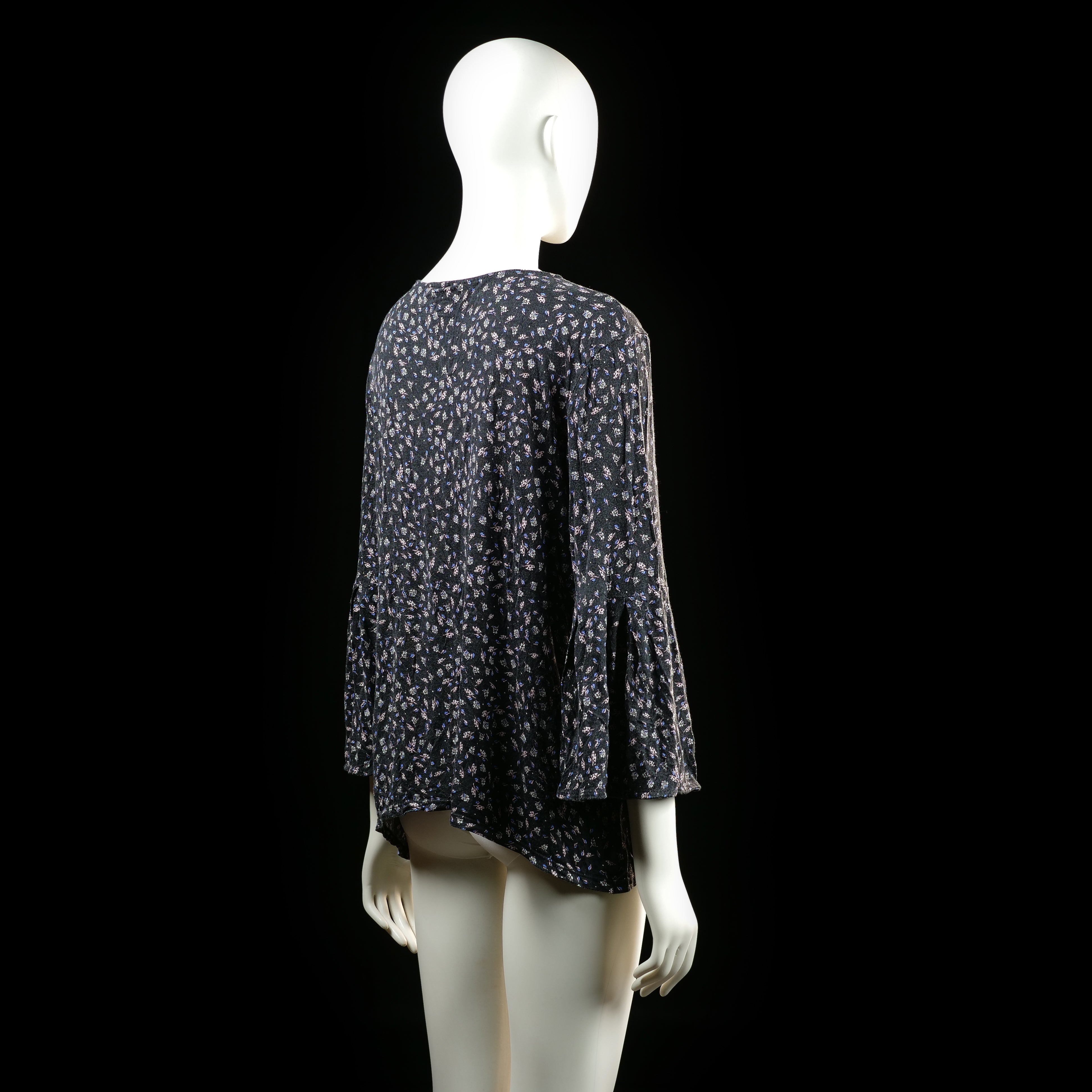 H&M - blouse - Black, Pink - (Storlek: L)