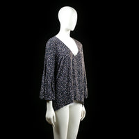 H&M - blouse - Black, Pink - (Storlek: L)