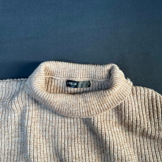 Shein - sweater - Taupe - (Storlek: 38)