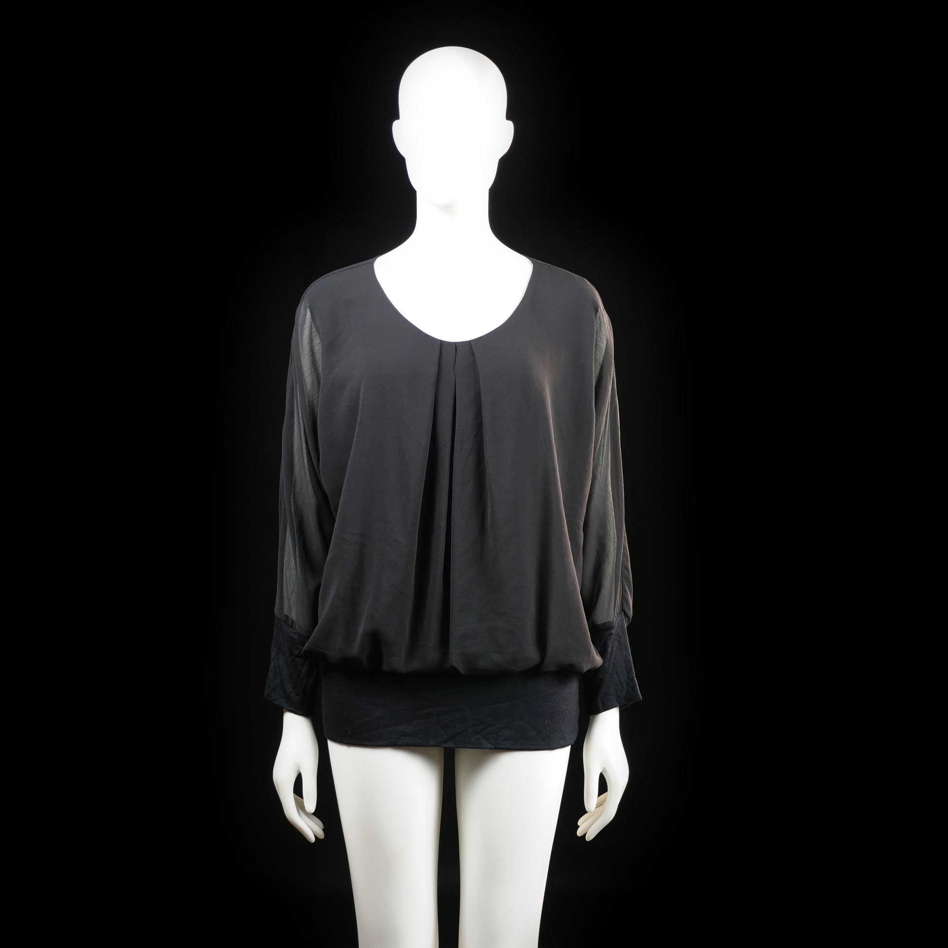 2-biz - blouse - Black - (Storlek: XL)