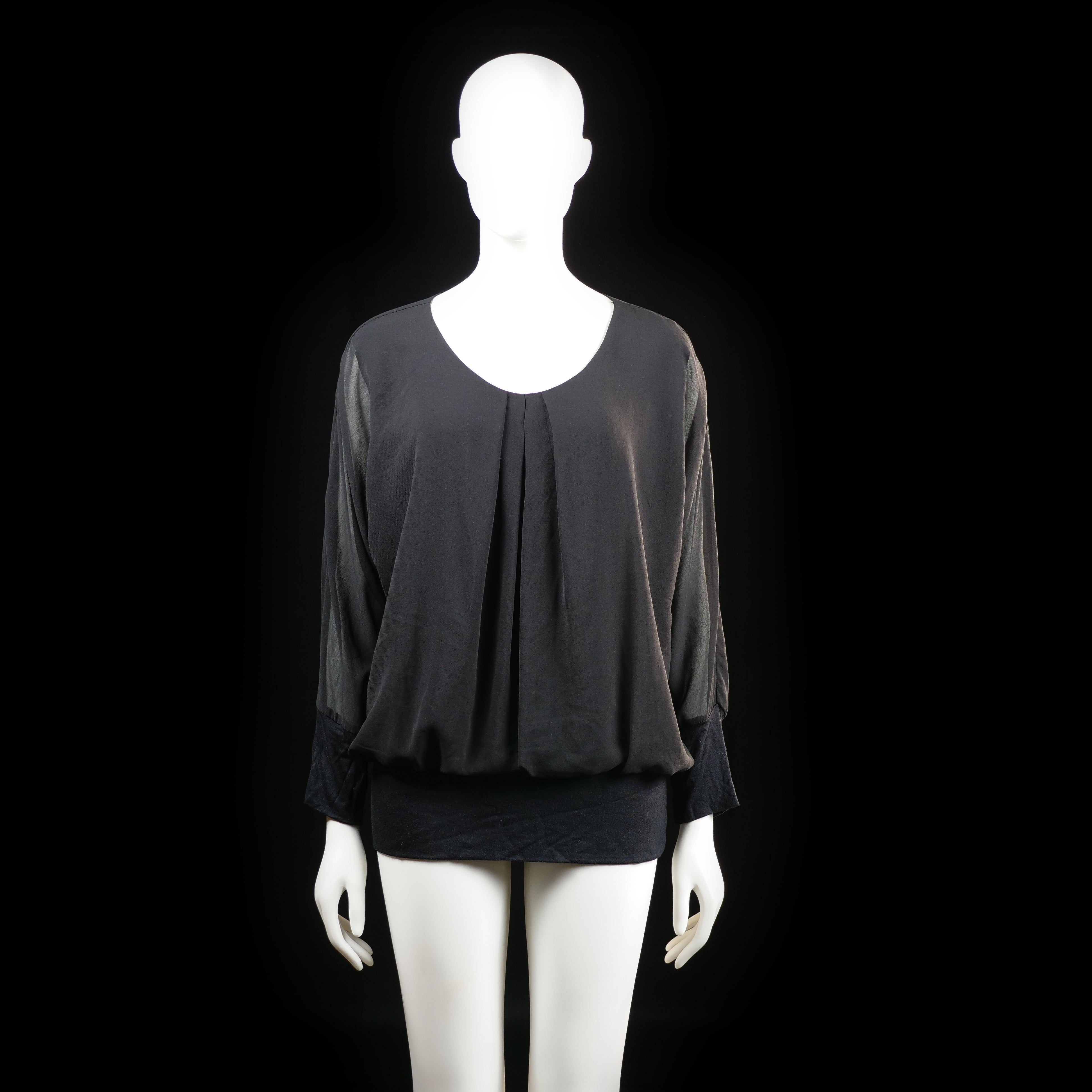 2-biz - blouse - Black - (Storlek: XL)
