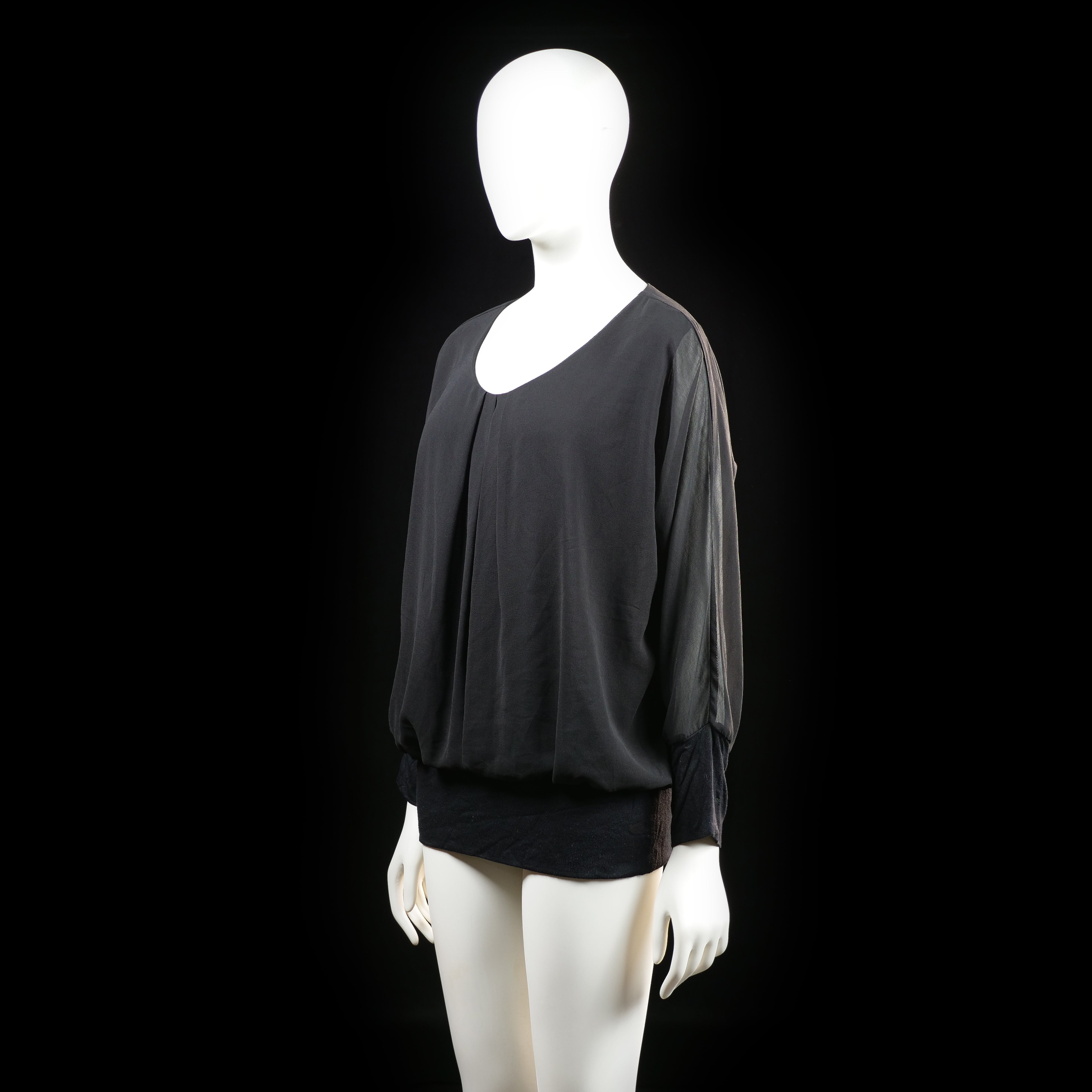 2-biz - blouse - Black - (Storlek: XL)