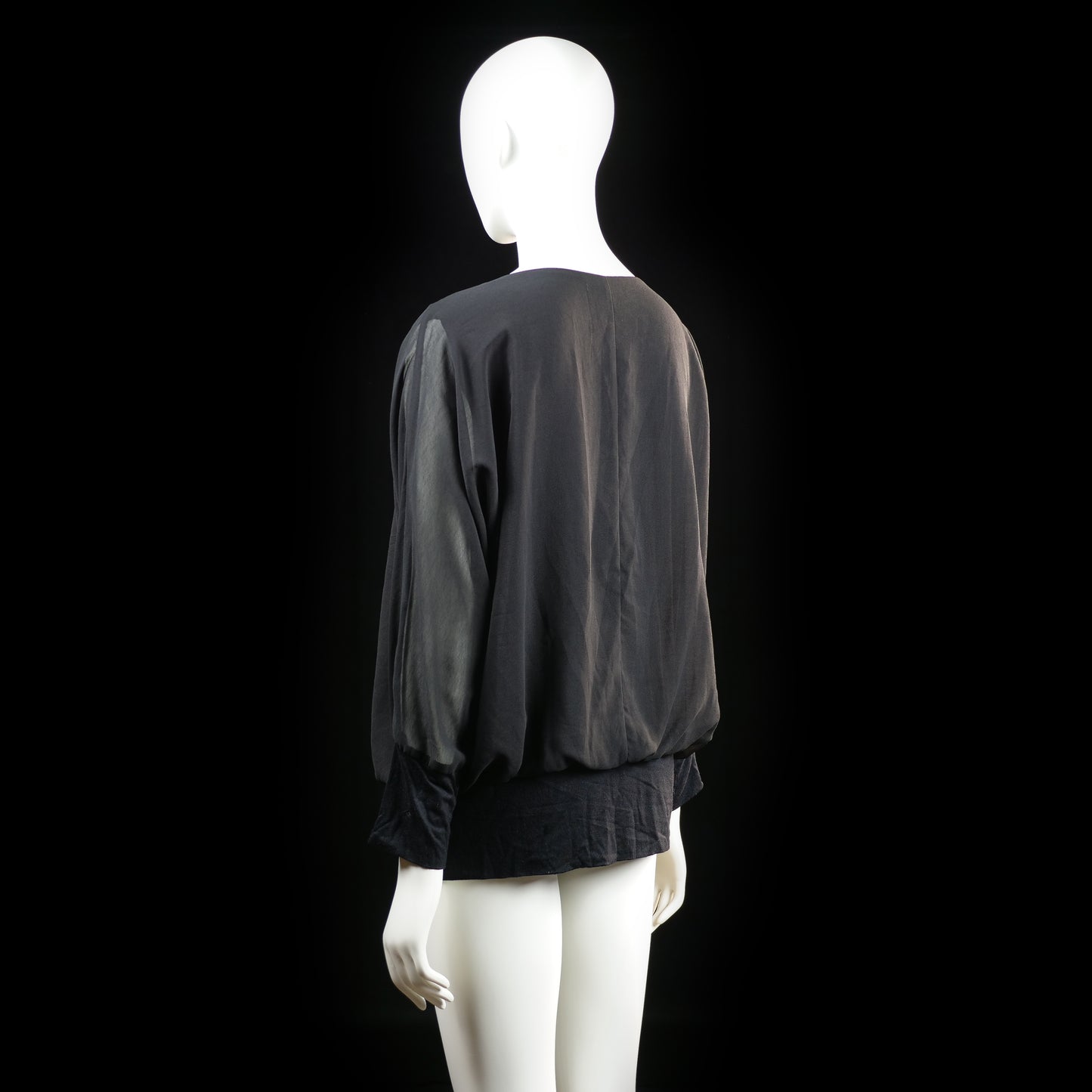 2-biz - blouse - Black - (Storlek: XL)