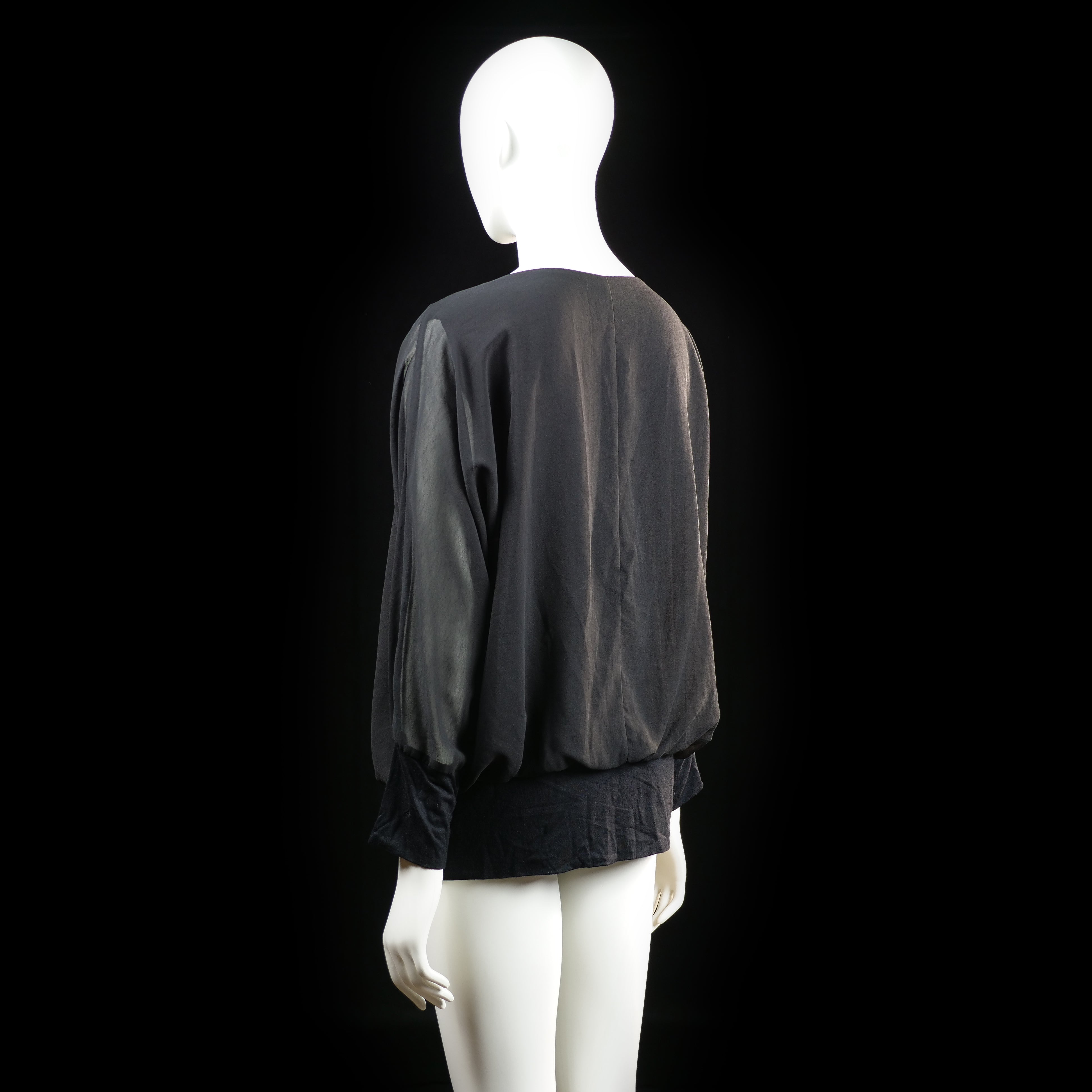 2-biz - blouse - Black - (Storlek: XL)